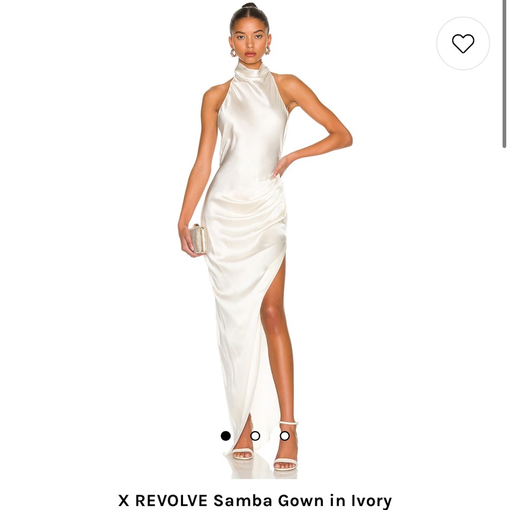 Amanda Uprichard X Revolve Samba Gown in Ivory